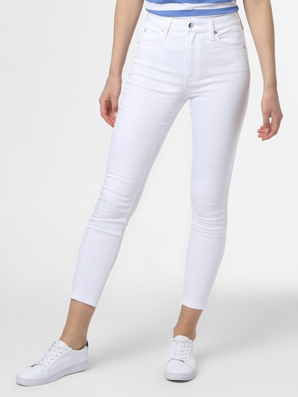 Calvin Klein Jeans - Jeansy damskie, biały