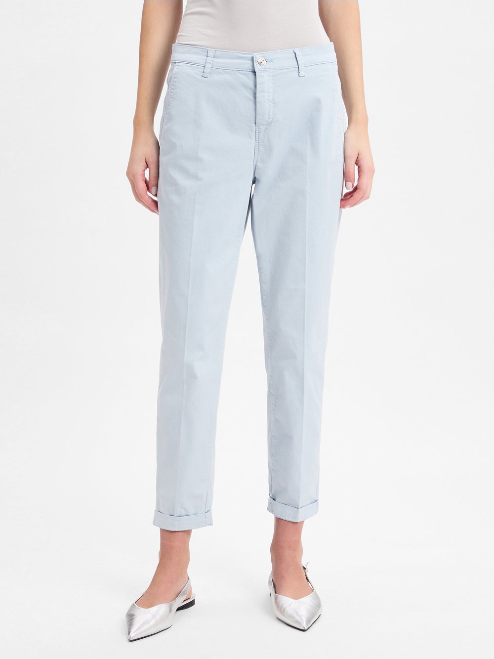 Thumbnail - MAC Hose Damen Baumwolle blau, 36