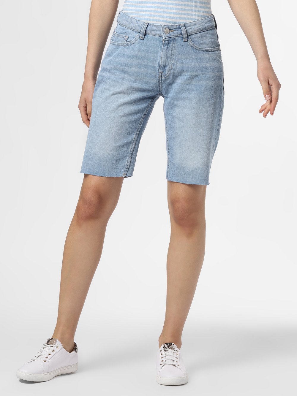 Noisy May - Damskie spodenki jeansowe – Be Bermuda, niebieski
