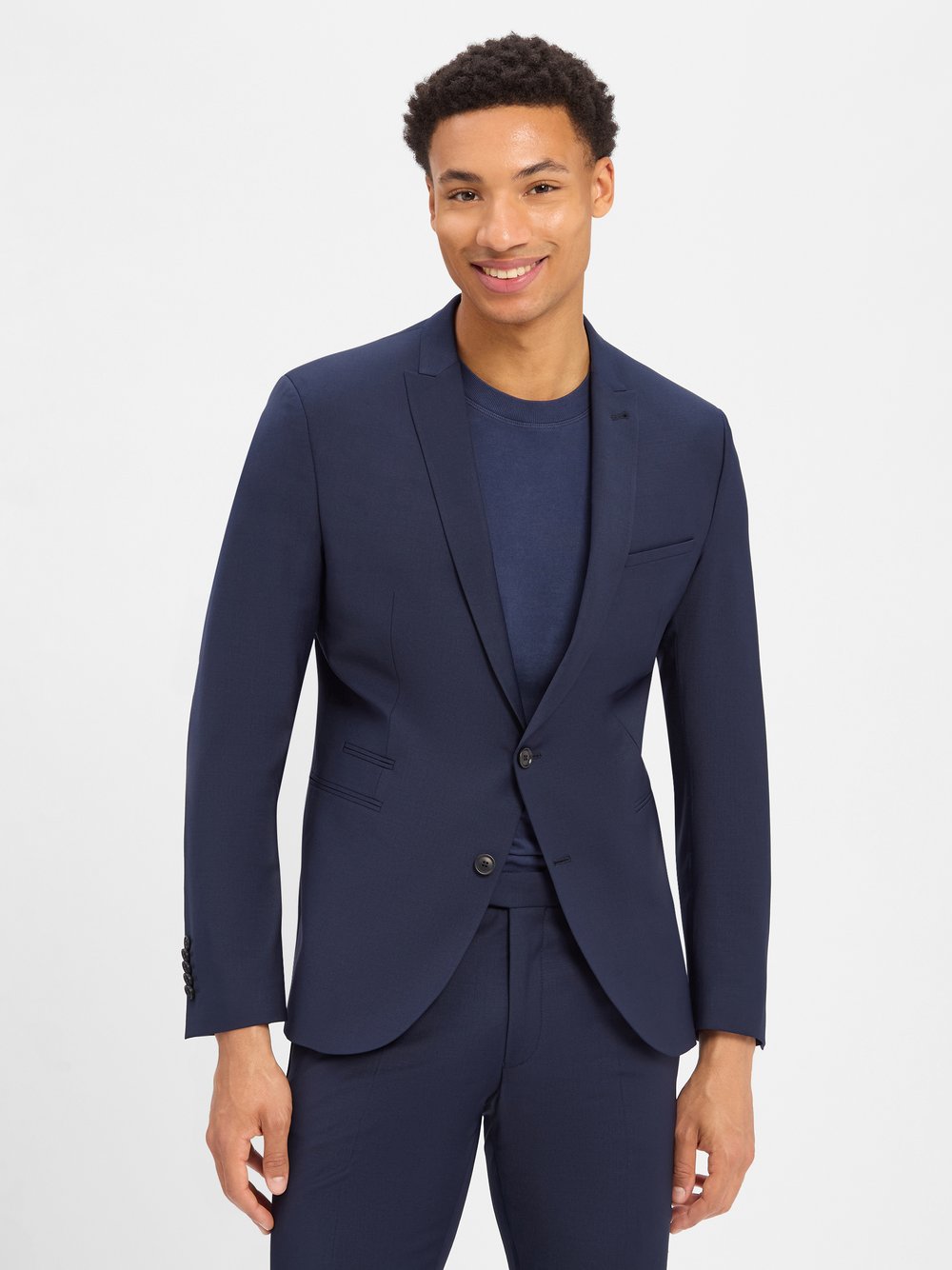 Drykorn Sakko Herren Slim Fit blau, 48