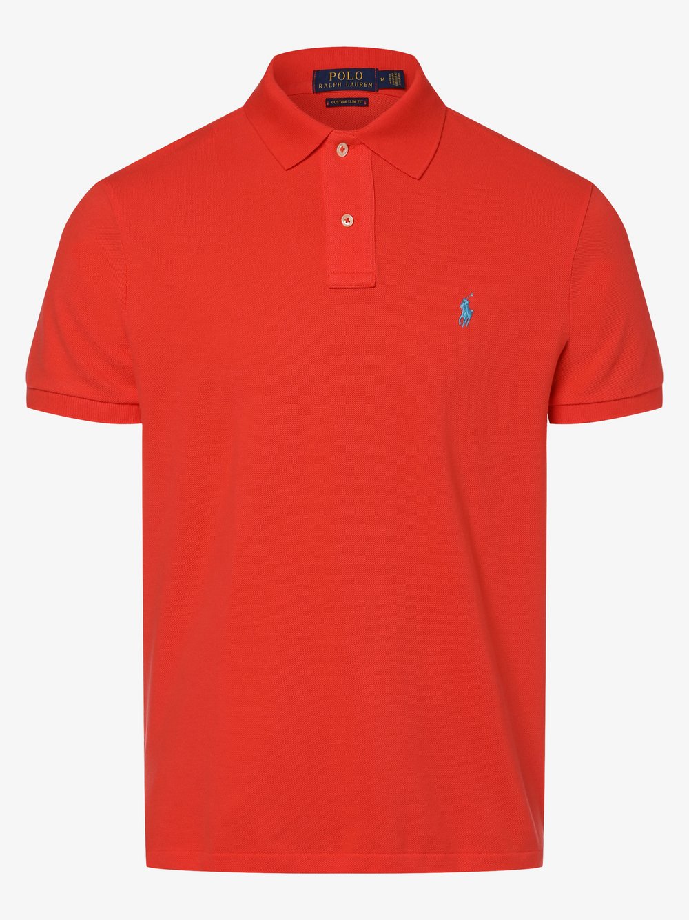 Polo Ralph Lauren - Męska koszulka polo – Custom Slim Fit, czerwony
