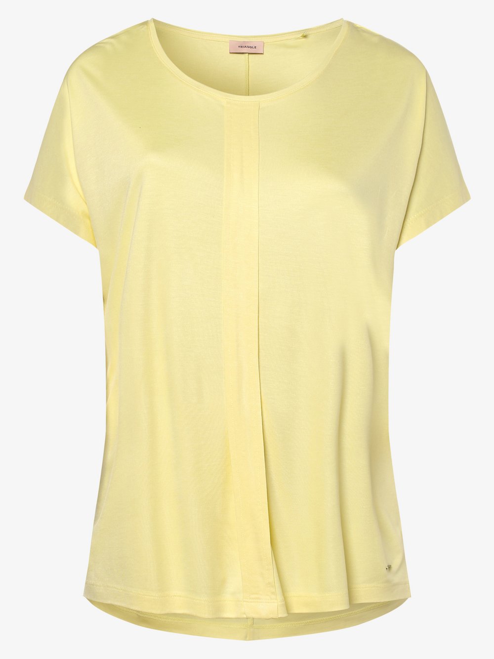TRIANGLE - T-shirt damski, żółty TRIANGLE - T-shirt damski, żółty