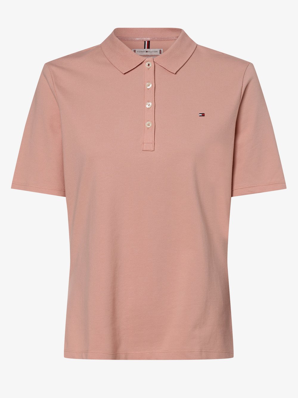 Tommy Hilfiger - Damska koszulka polo, różowy