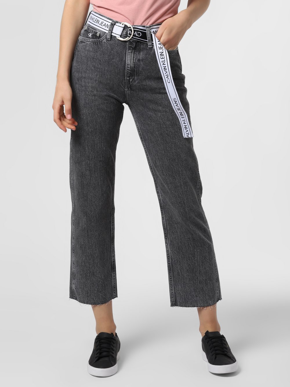 Calvin Klein Jeans - Jeansy damskie, szary