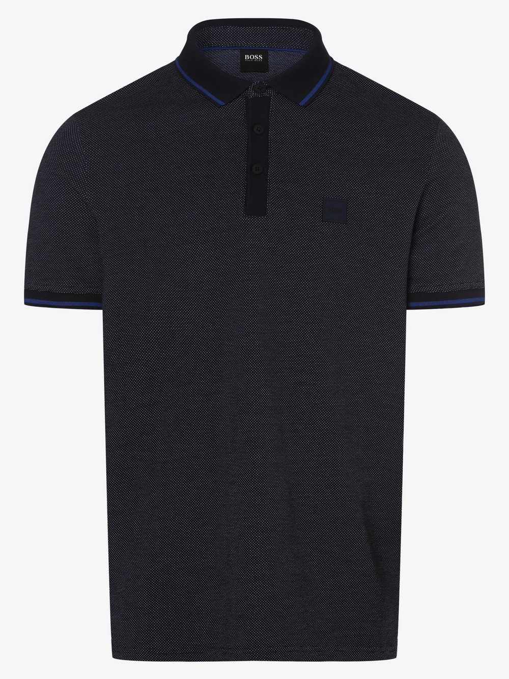 BOSS Casual - Męska koszulka polo – Partey, niebieski