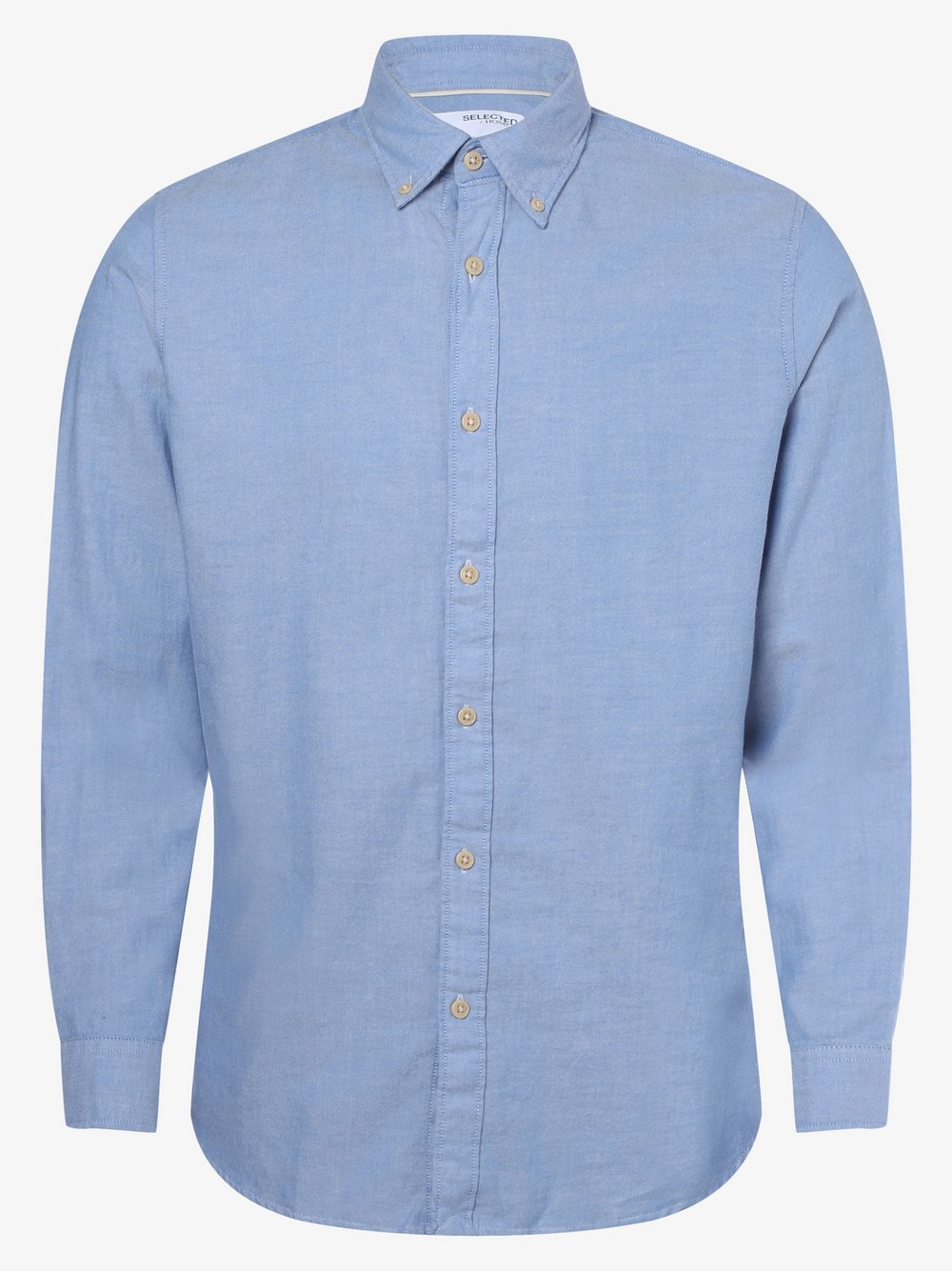 Selected - Koszula męska – SLHSlimfannel, niebieski