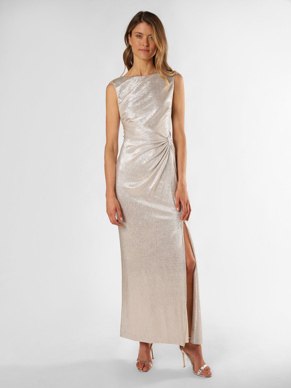 Lauren Ralph Lauren Abendkleid Damen silber, 36