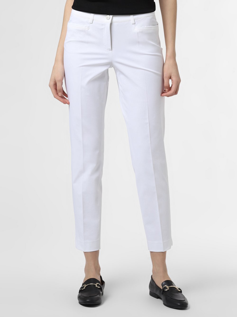 Cambio - Spodnie damskie – Renira, biały