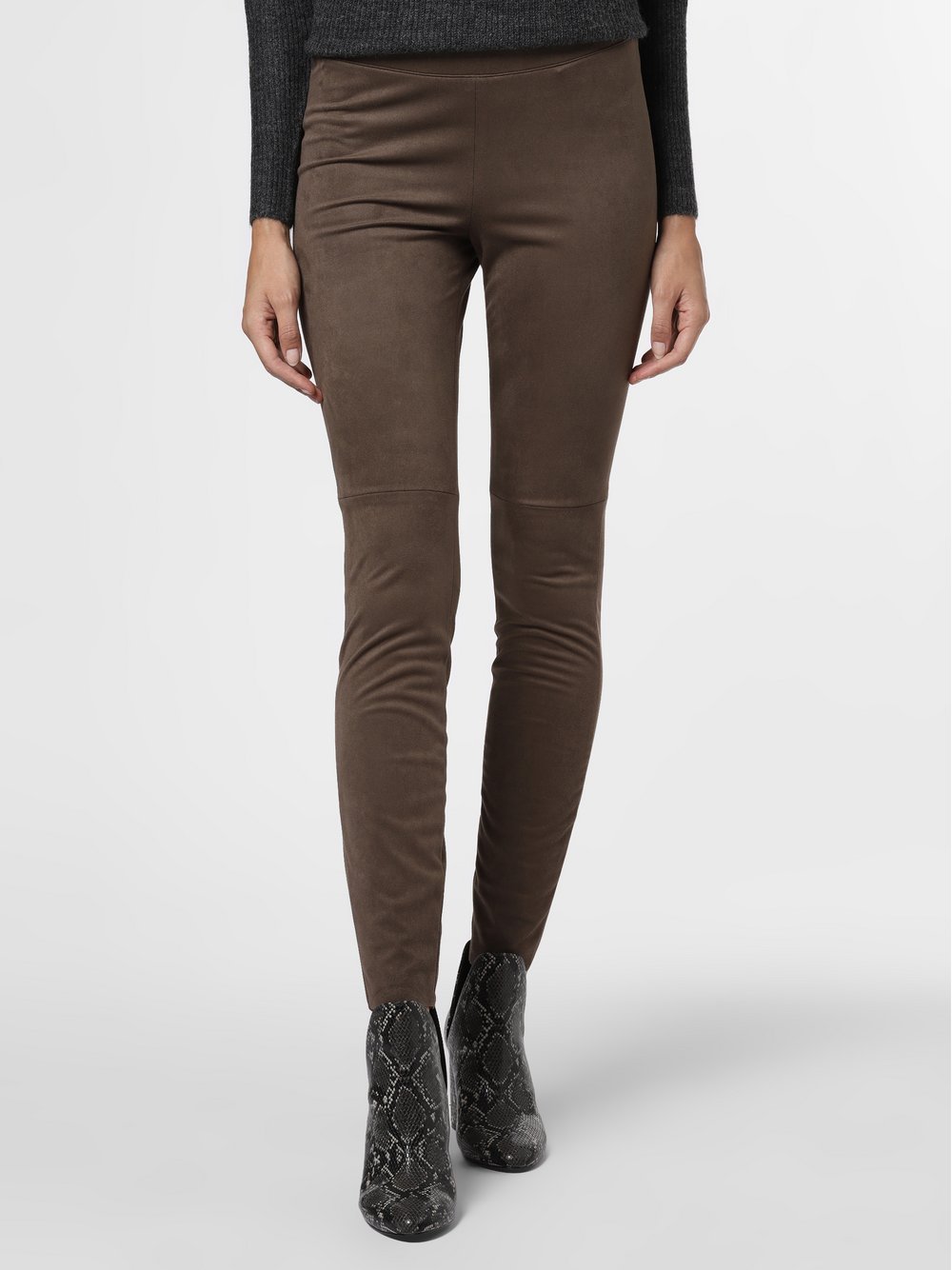 Cambio - Damskie spodnie – Randa, brązowy