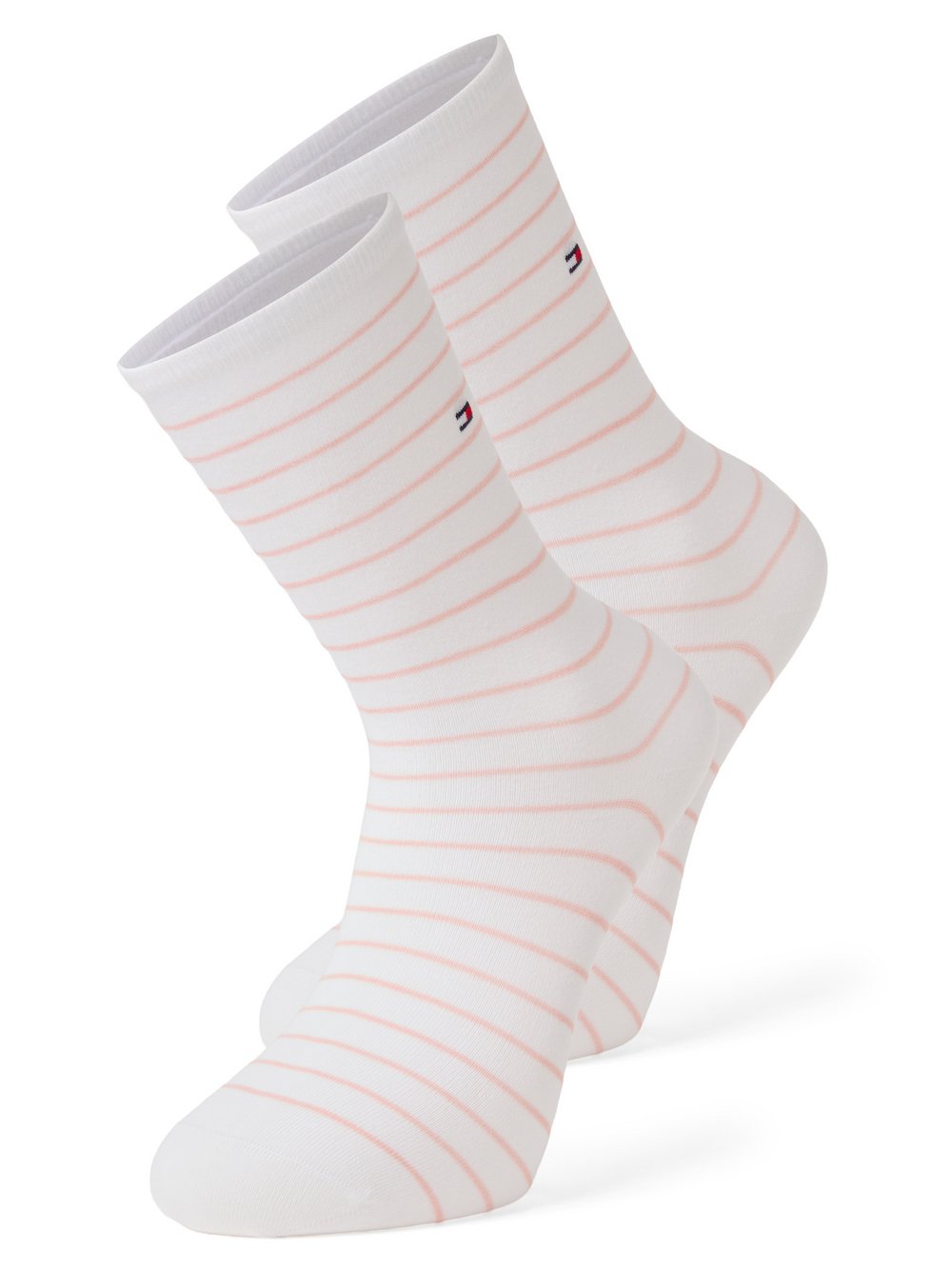 Tommy Hilfiger Socken im 2er-Pack Damen Baumwolle weiß, 35-38
