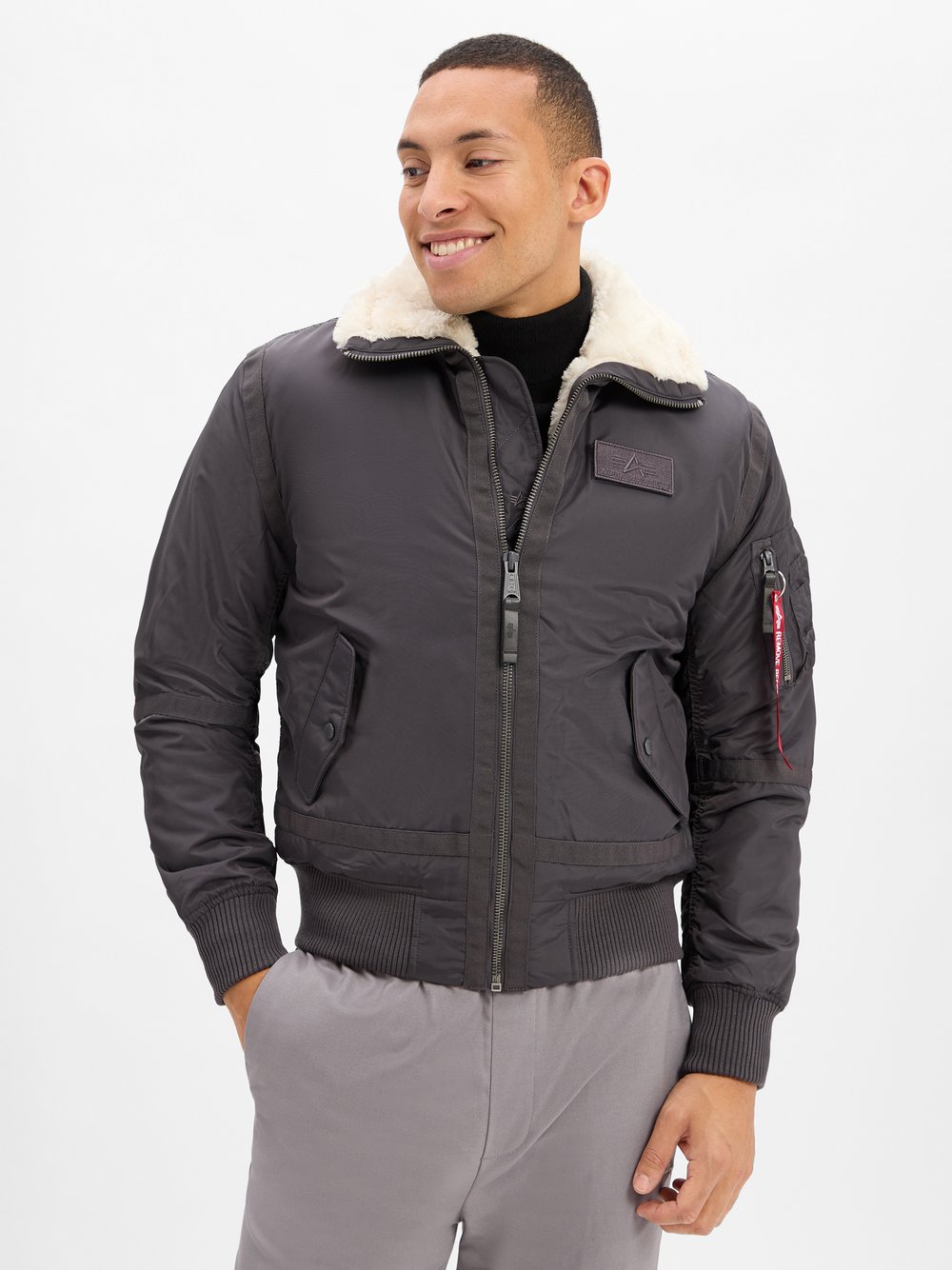 Alpha Industries Kurtka Mężczyźni Sztuczne włókno czarny, XL