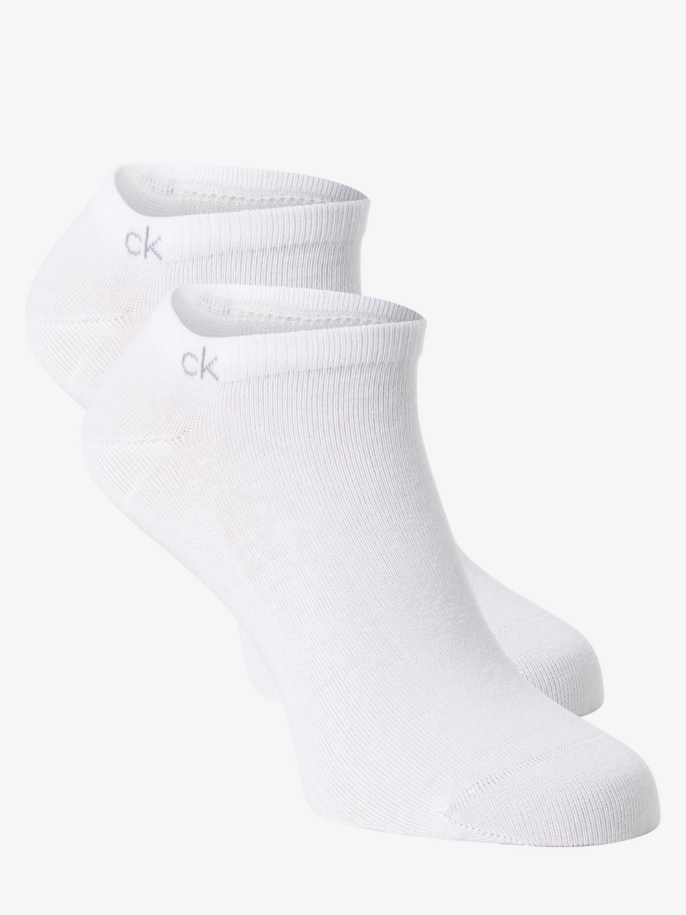 Calvin Klein - Damskie skarpety do obuwia sportowego pakowane po 2 szt., biały