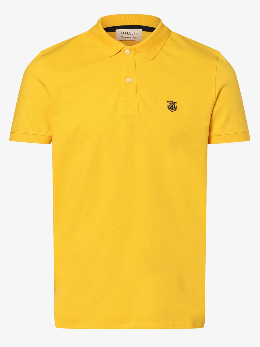Selected - Męska koszulka polo – SLHAro, żółty