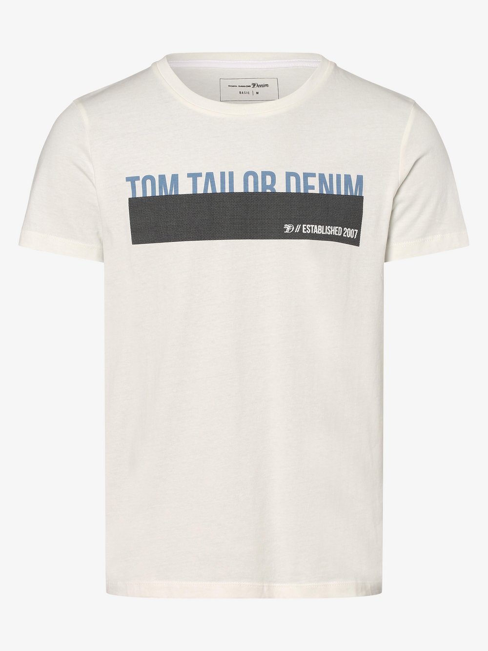 Tom Tailor Denim - T-shirt męski, biały