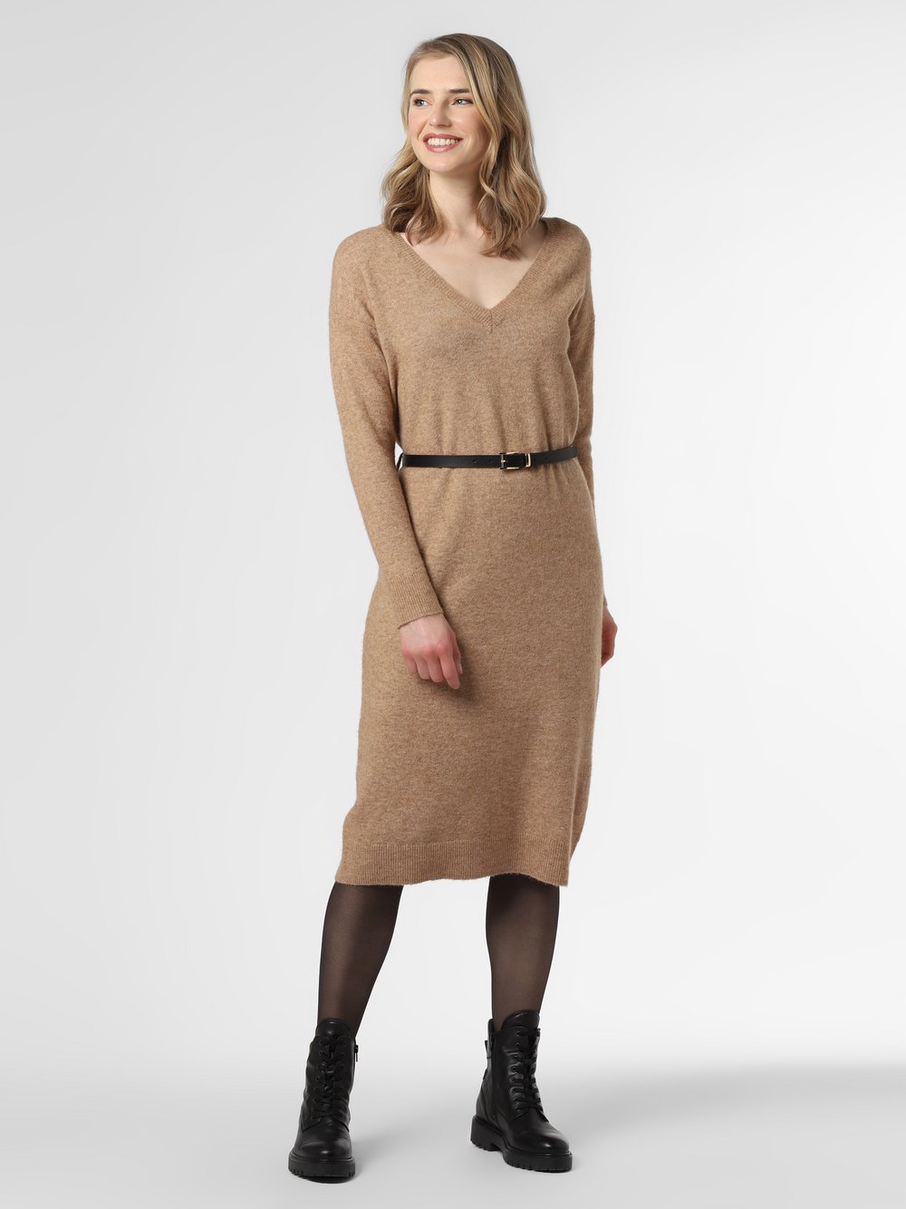 Esprit Collection - Sukienka damska, beżowy