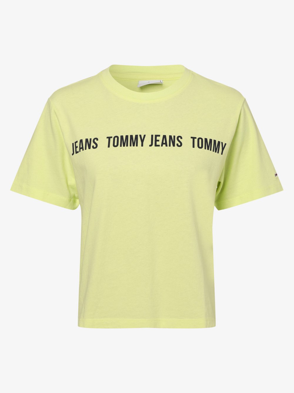Tommy Jeans - T-shirt damski, żółty