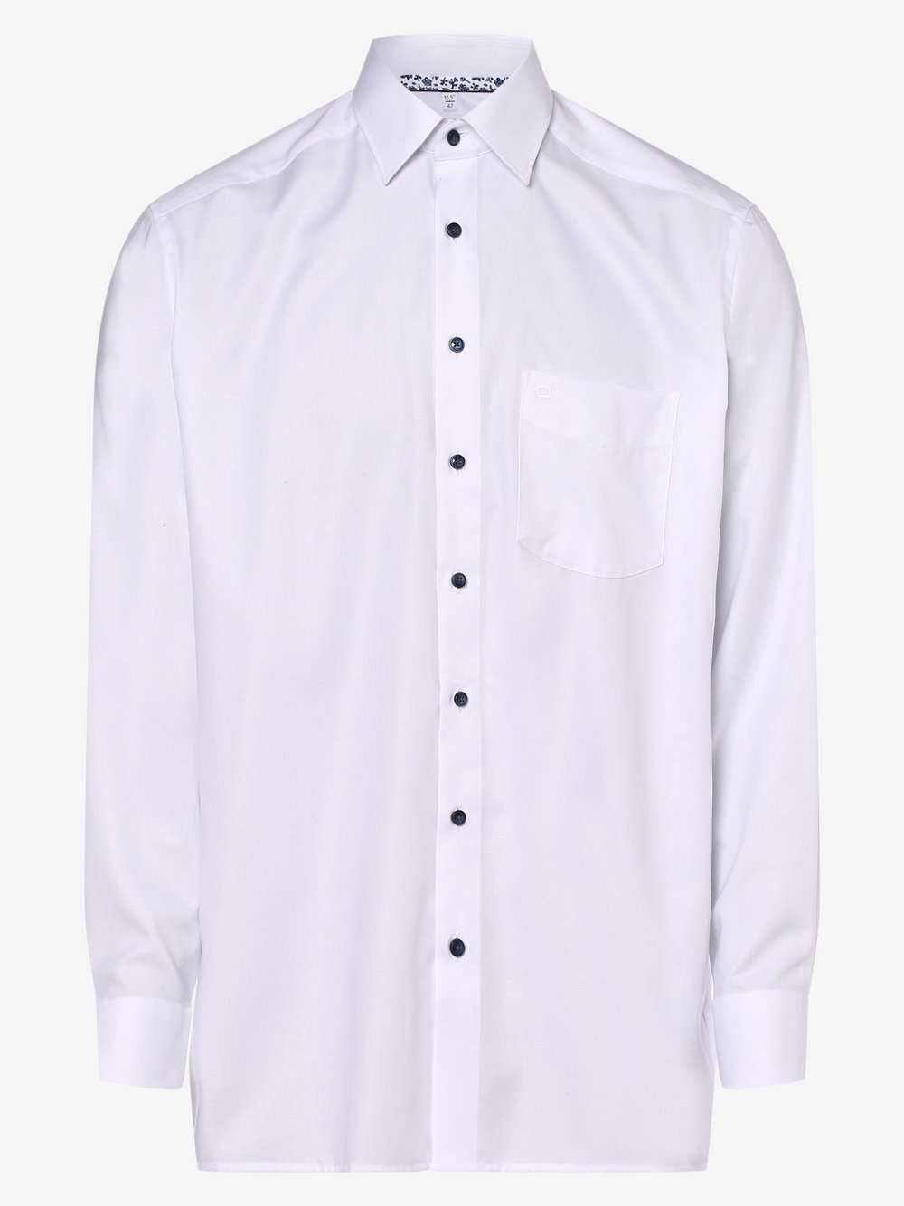 OLYMP Luxor comfort fit - Koszula męska – niewymagająca prasowania, biały