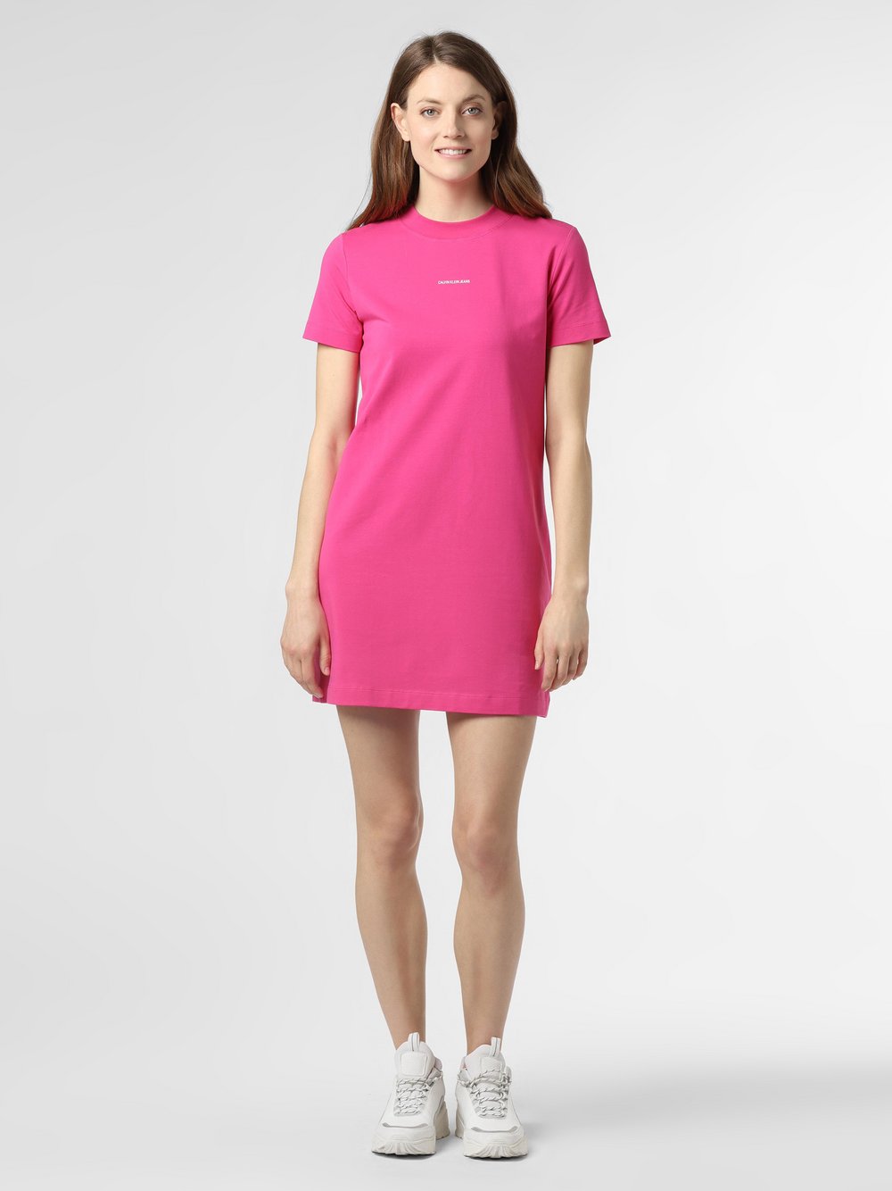 Calvin Klein Jeans - Sukienka damska, różowy