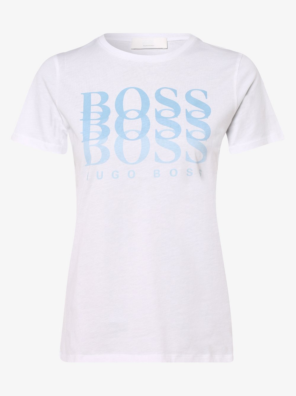 BOSS Casual - T-shirt damski – C_Eloga1, biały