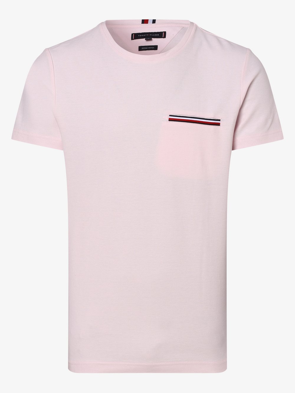 Tommy Hilfiger - T-shirt męski, różowy
