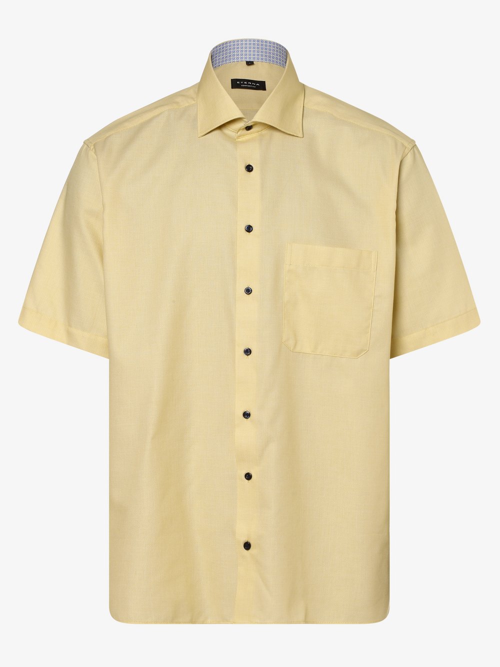 Eterna Comfort Fit - Koszula męska – niewymagająca prasowania, żółty