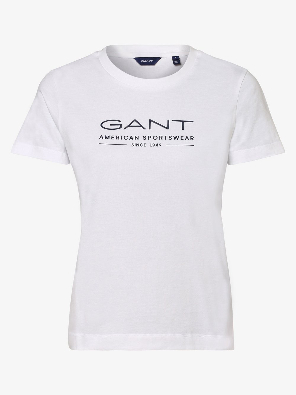 Gant - T-shirt damski, biały