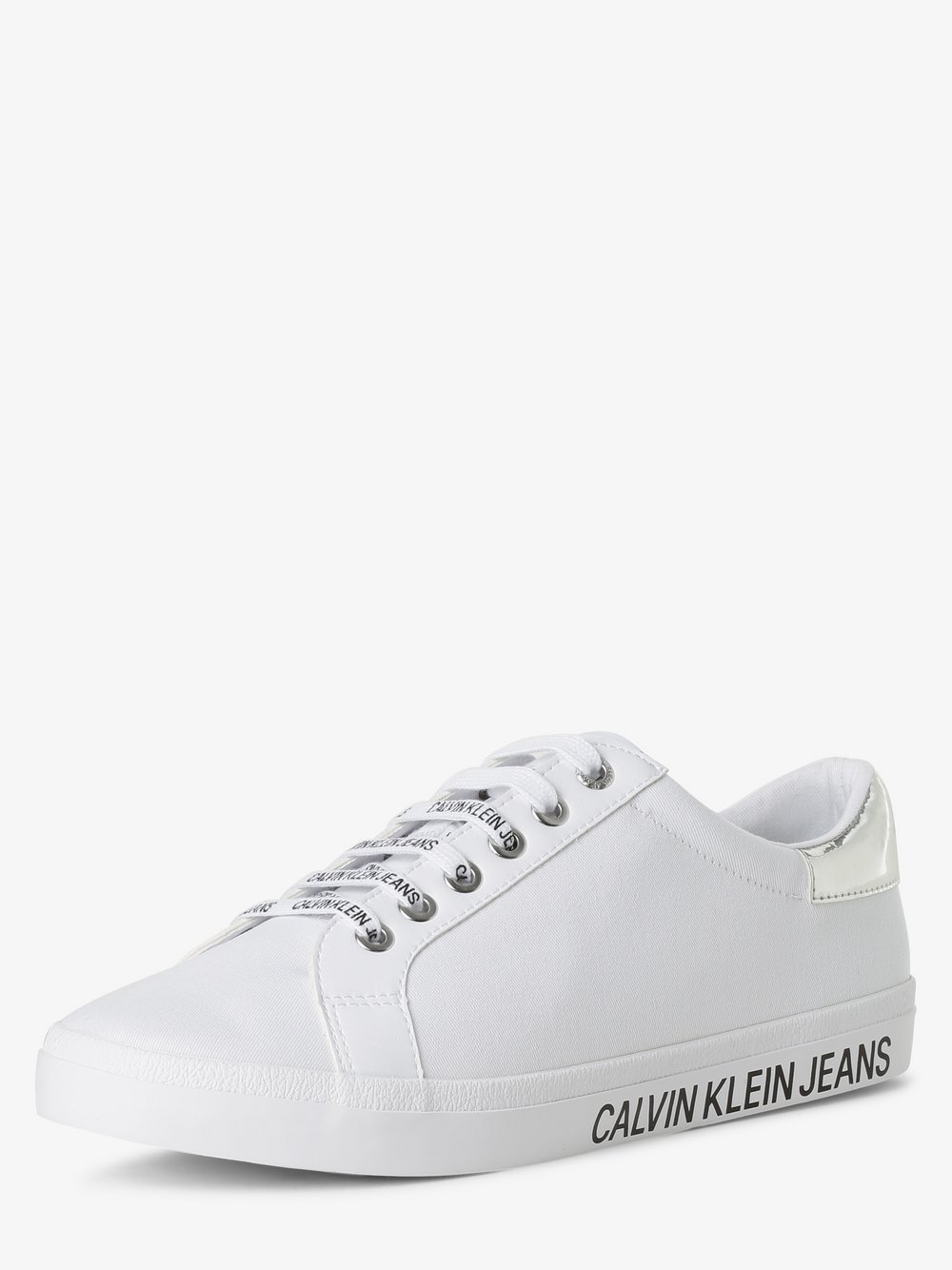 Calvin Klein Jeans - Tenisówki damskie, biały
