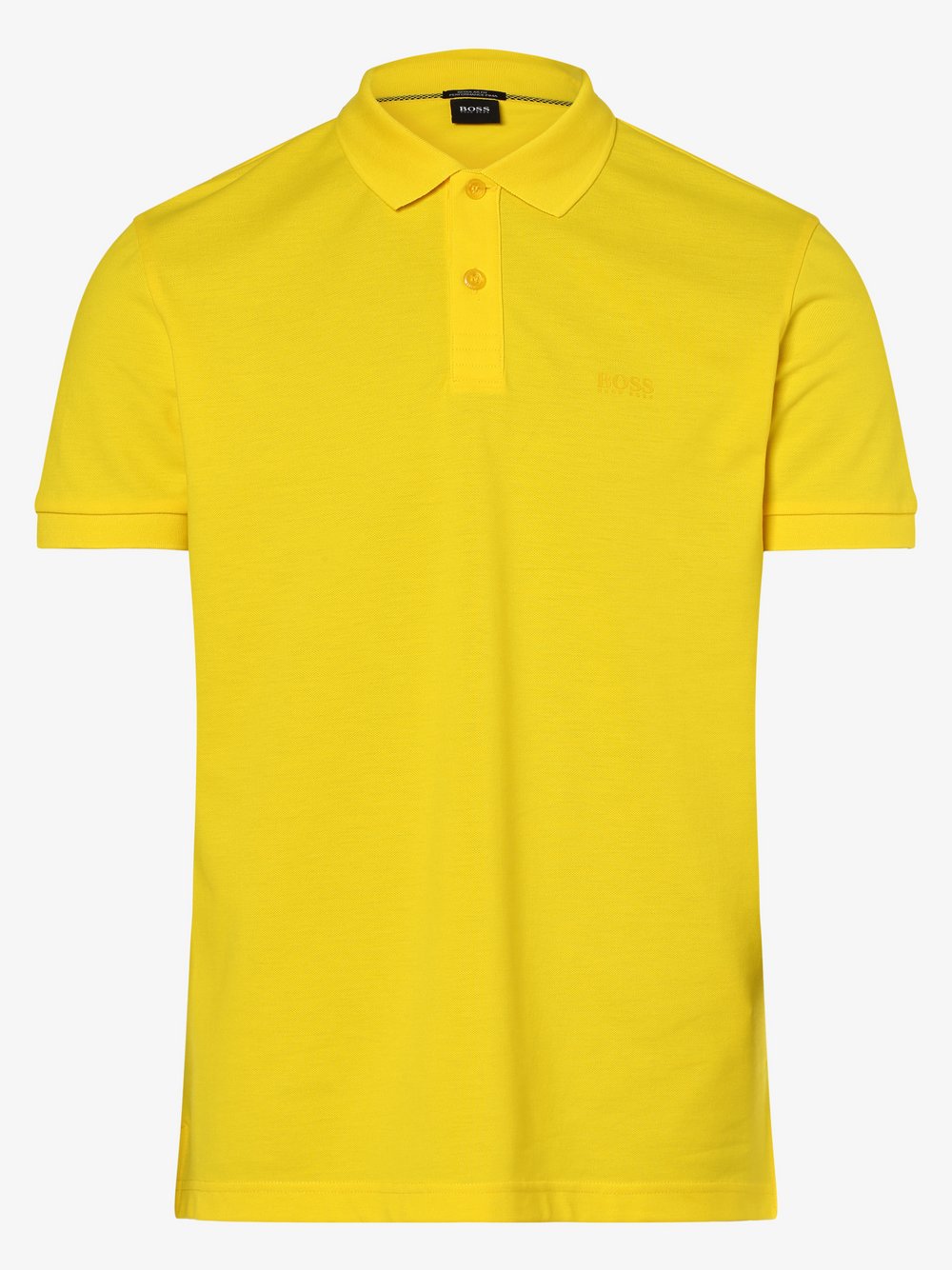 BOSS Athleisure - Męska koszulka polo – Piro, żółty