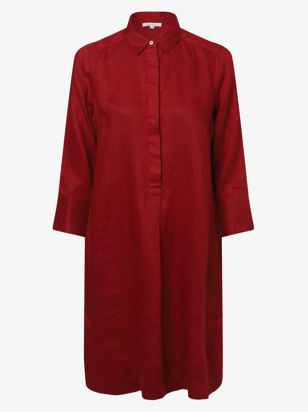 Apriori - Damska sukienka lniana, czerwony