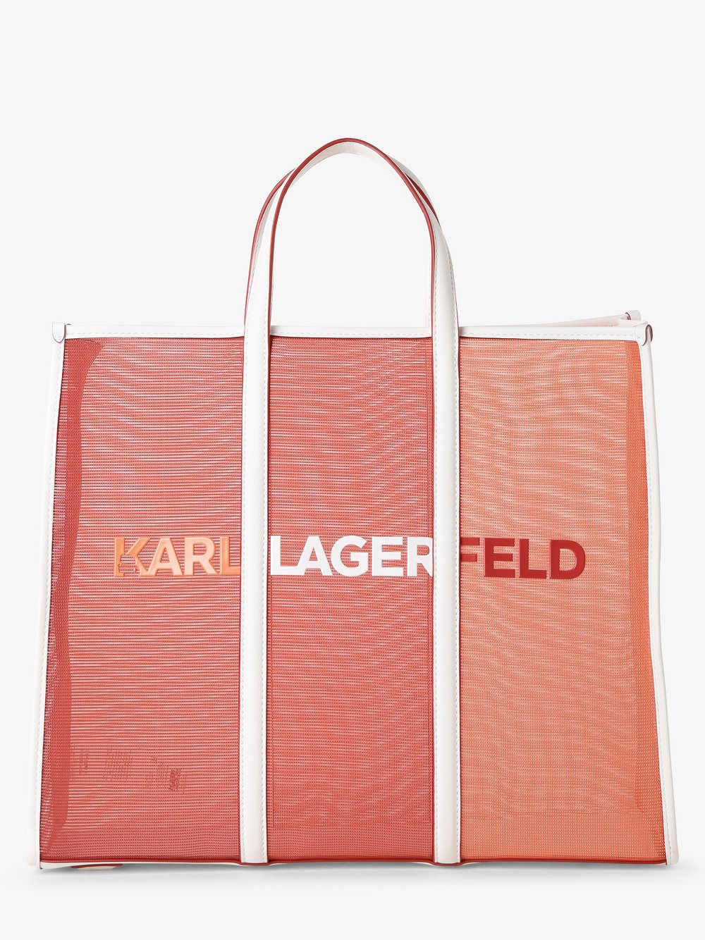 KARL LAGERFELD - Damska torba shopper, pomarańczowy