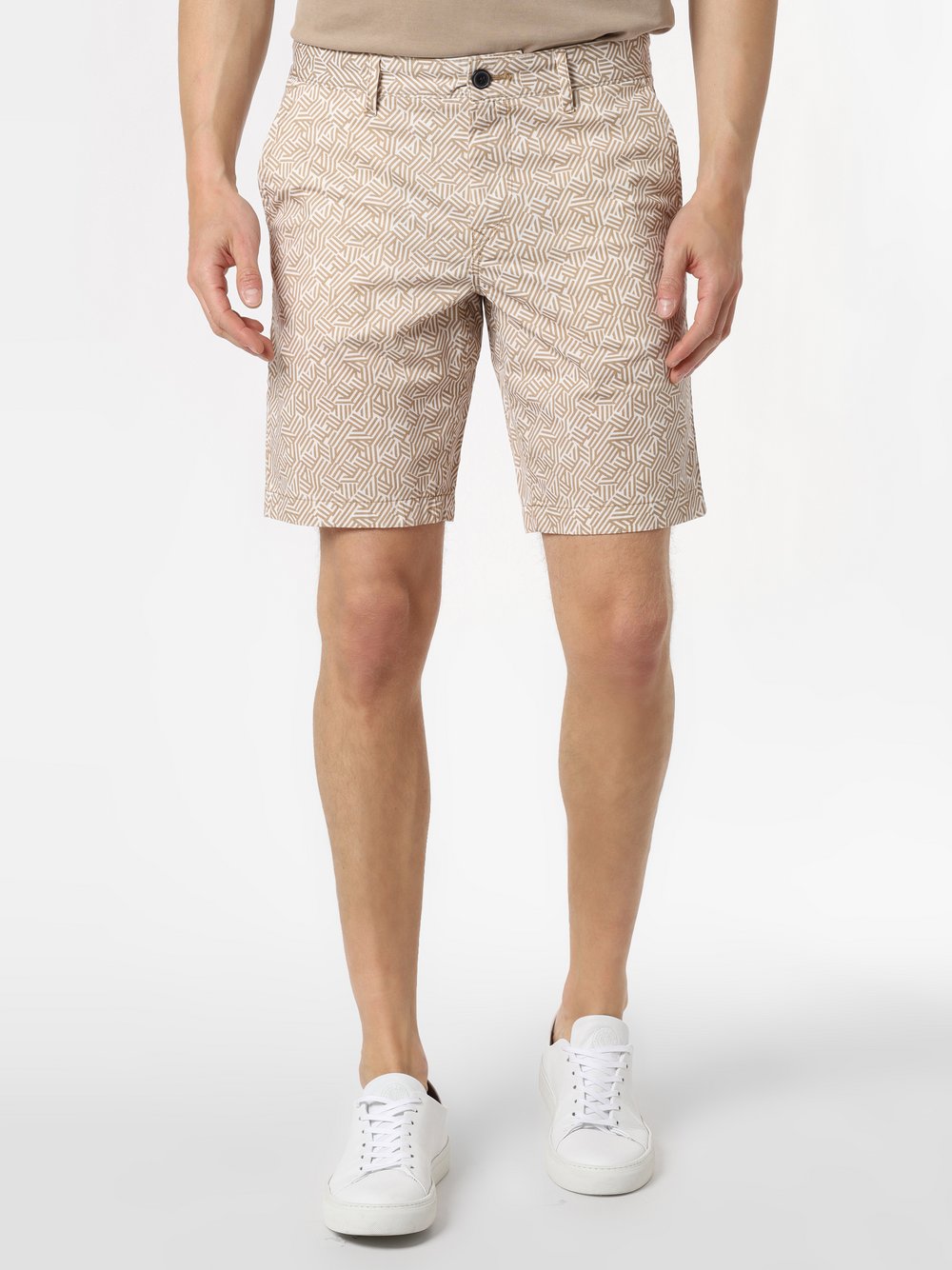 BOSS Casual - Spodenki męskie – Schino-Slim-Shorts S, beżowy