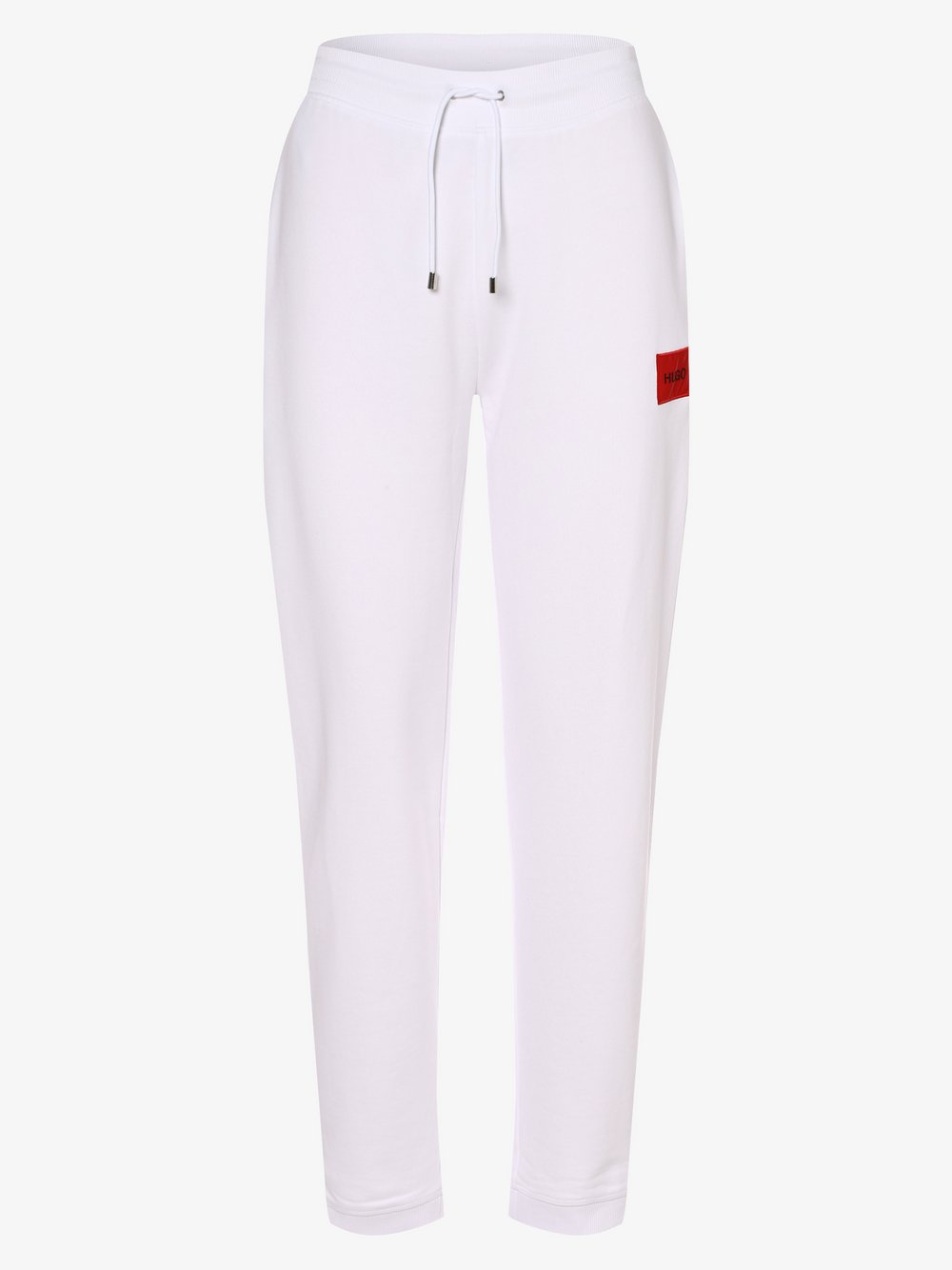HUGO - Damskie spodnie dresowe, biały