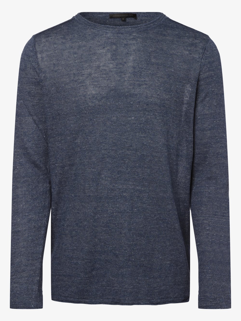 Drykorn - Męski sweter lniany – Rik, niebieski