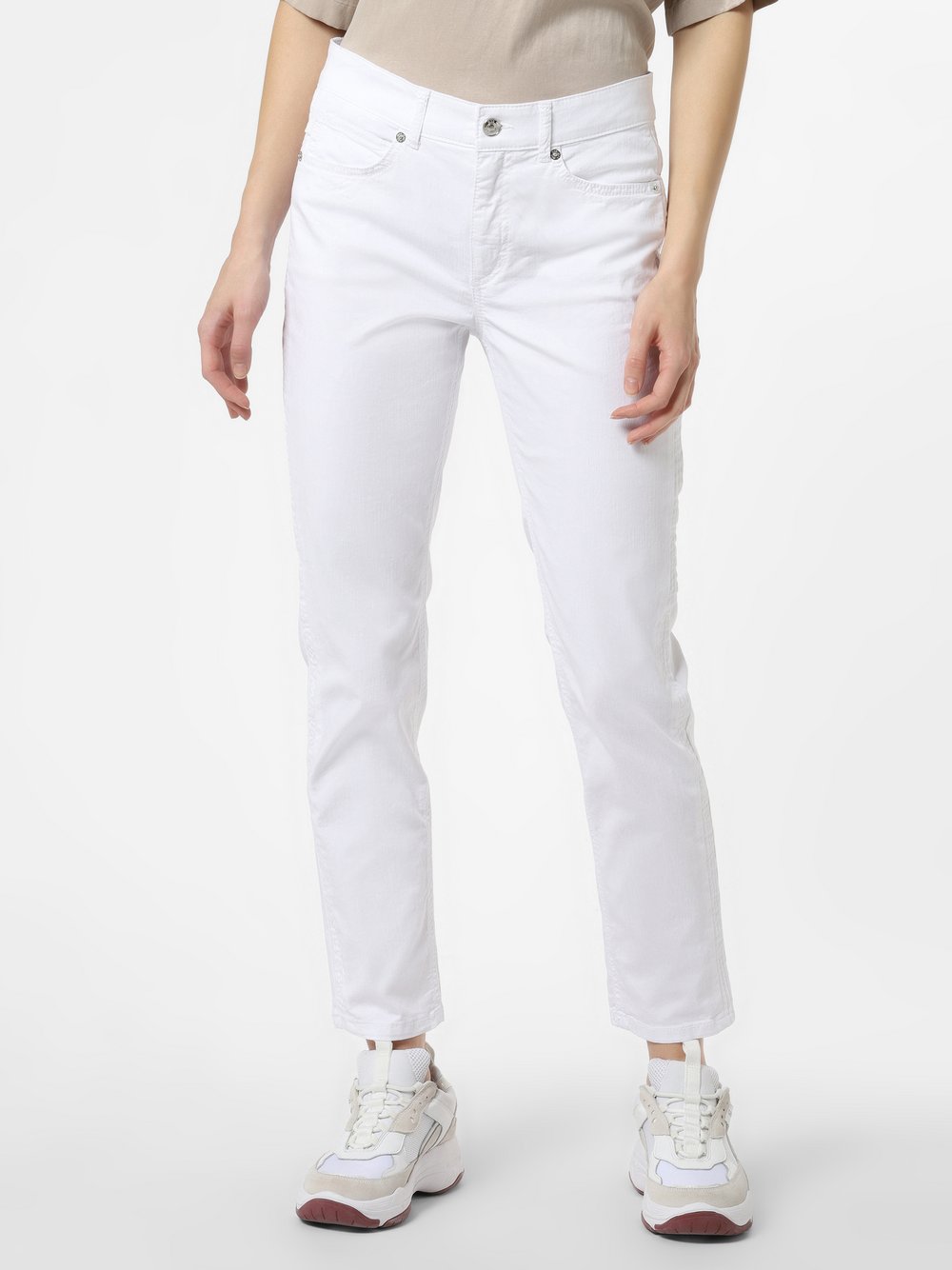 MAC - Spodnie damskie – Angela, biały
