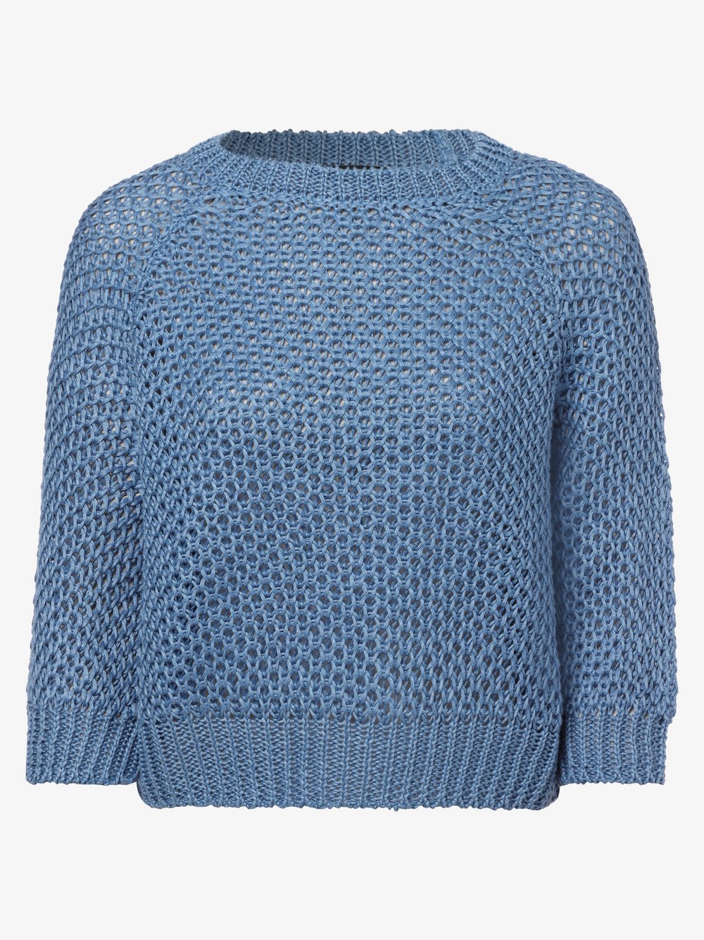 Max Mara Weekend - Damski sweter lniany – Ghiacci, niebieski