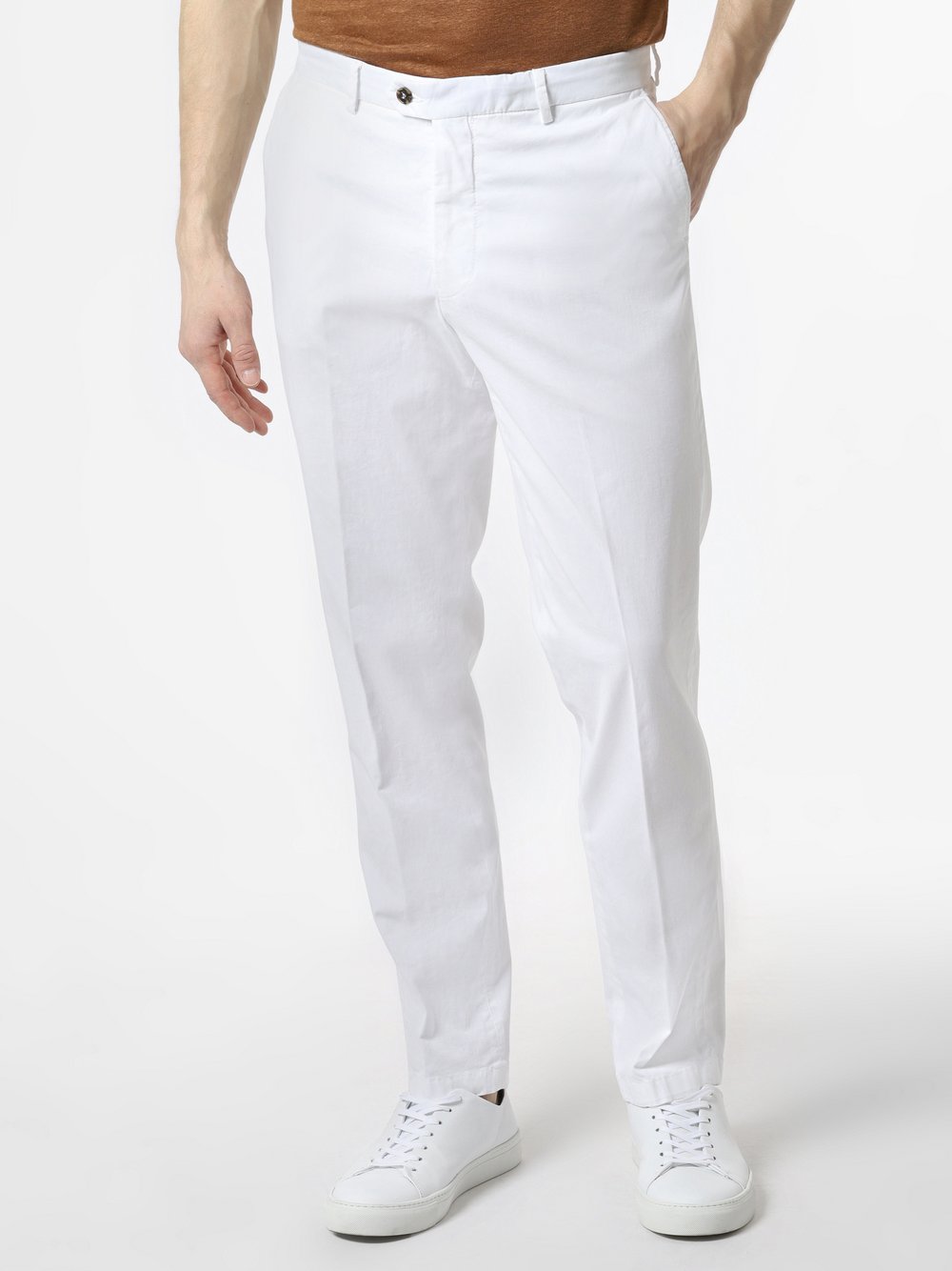 Andrew James New York - Spodnie męskie – Carter, biały
