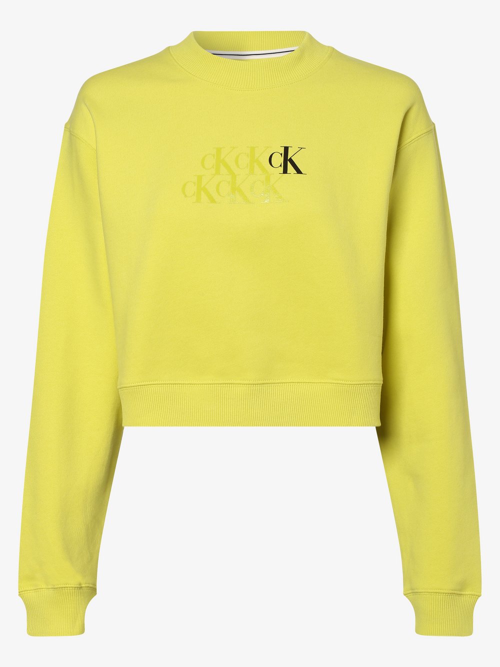 Calvin Klein Jeans - Damska bluza nierozpinana, żółty