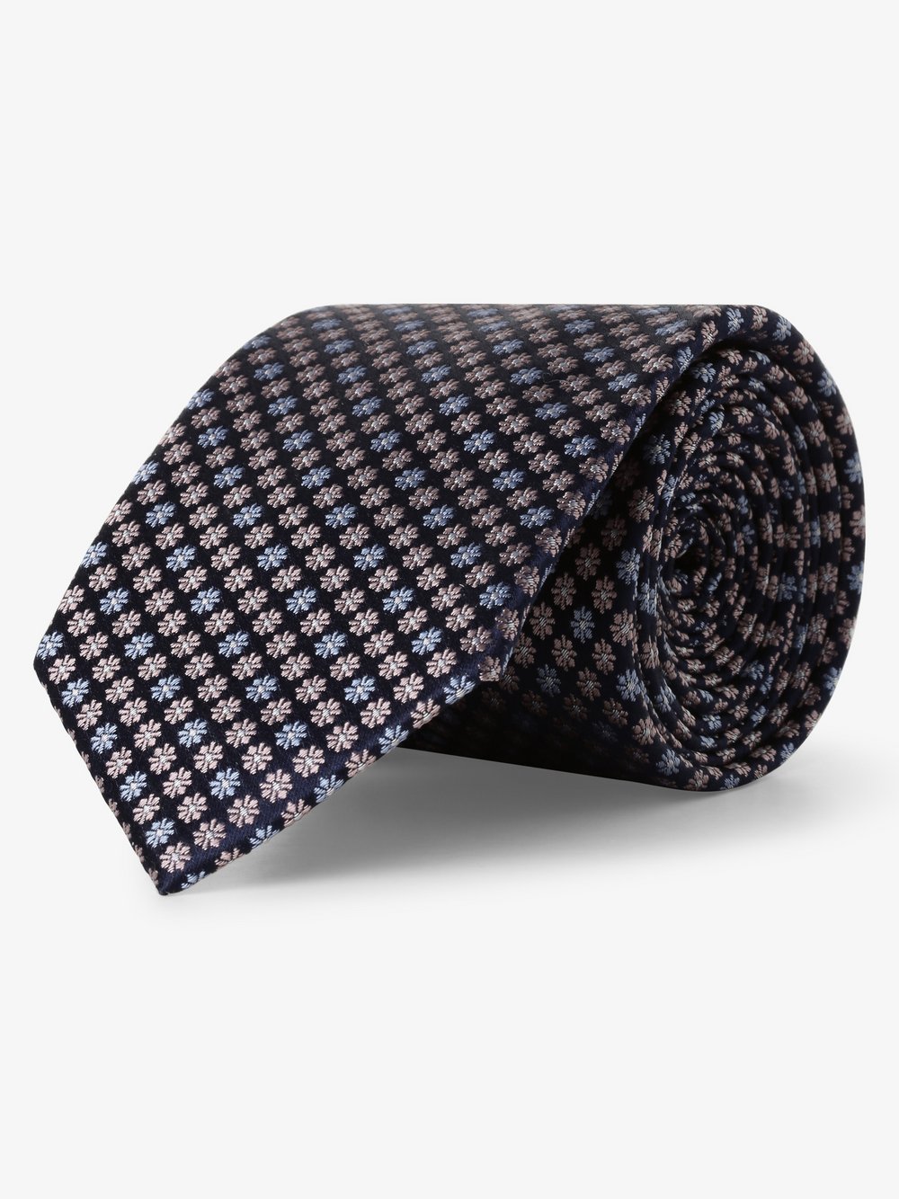 Andrew James New York - Krawat jedwabny męski, niebieski