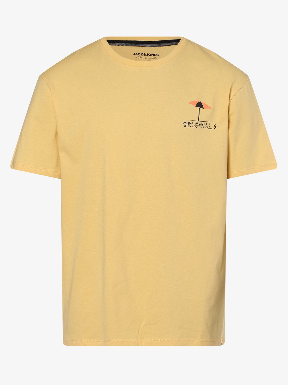 Jack & Jones - T-shirt męski – JORVibes, żółty