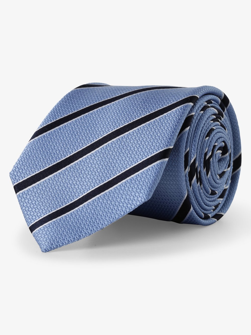 Mc Earl - Krawat jedwabny męski, niebieski