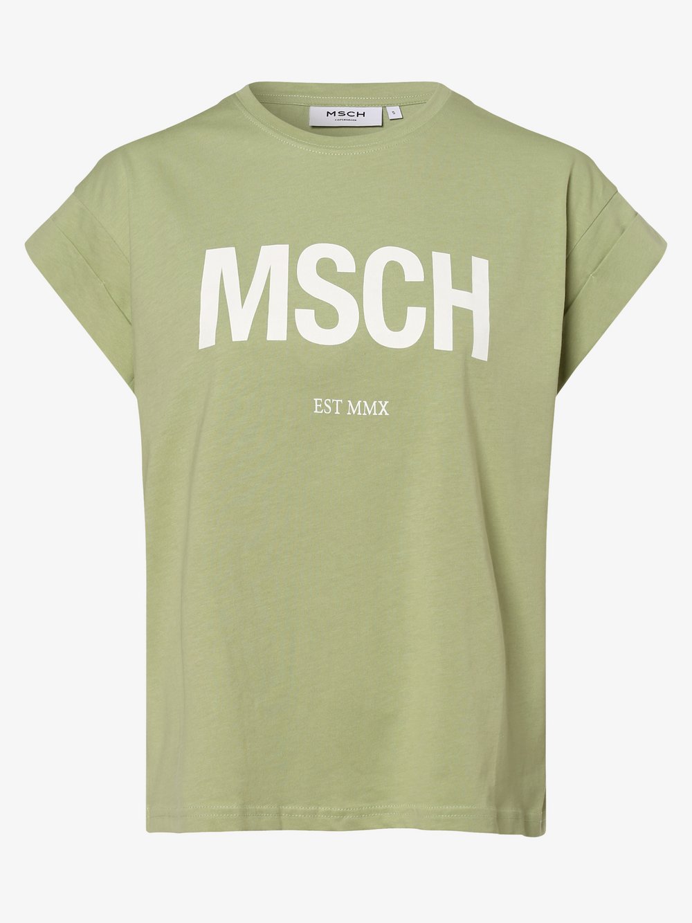 Moss Copenhagen - T-shirt damski – Alva, zielony