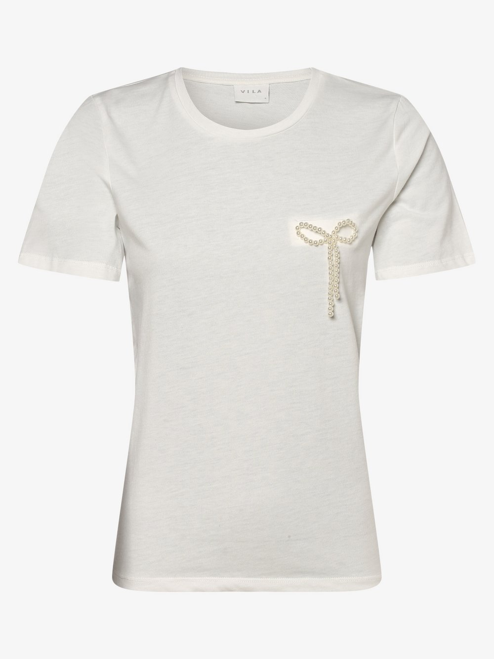 Vila - T-shirt damski – VIDreami, biały
