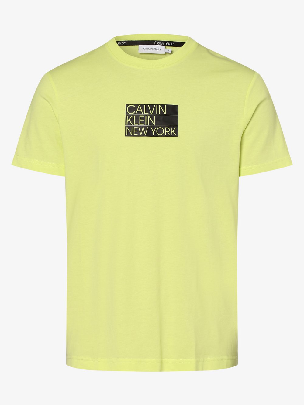 Calvin Klein - T-shirt męski, żółty