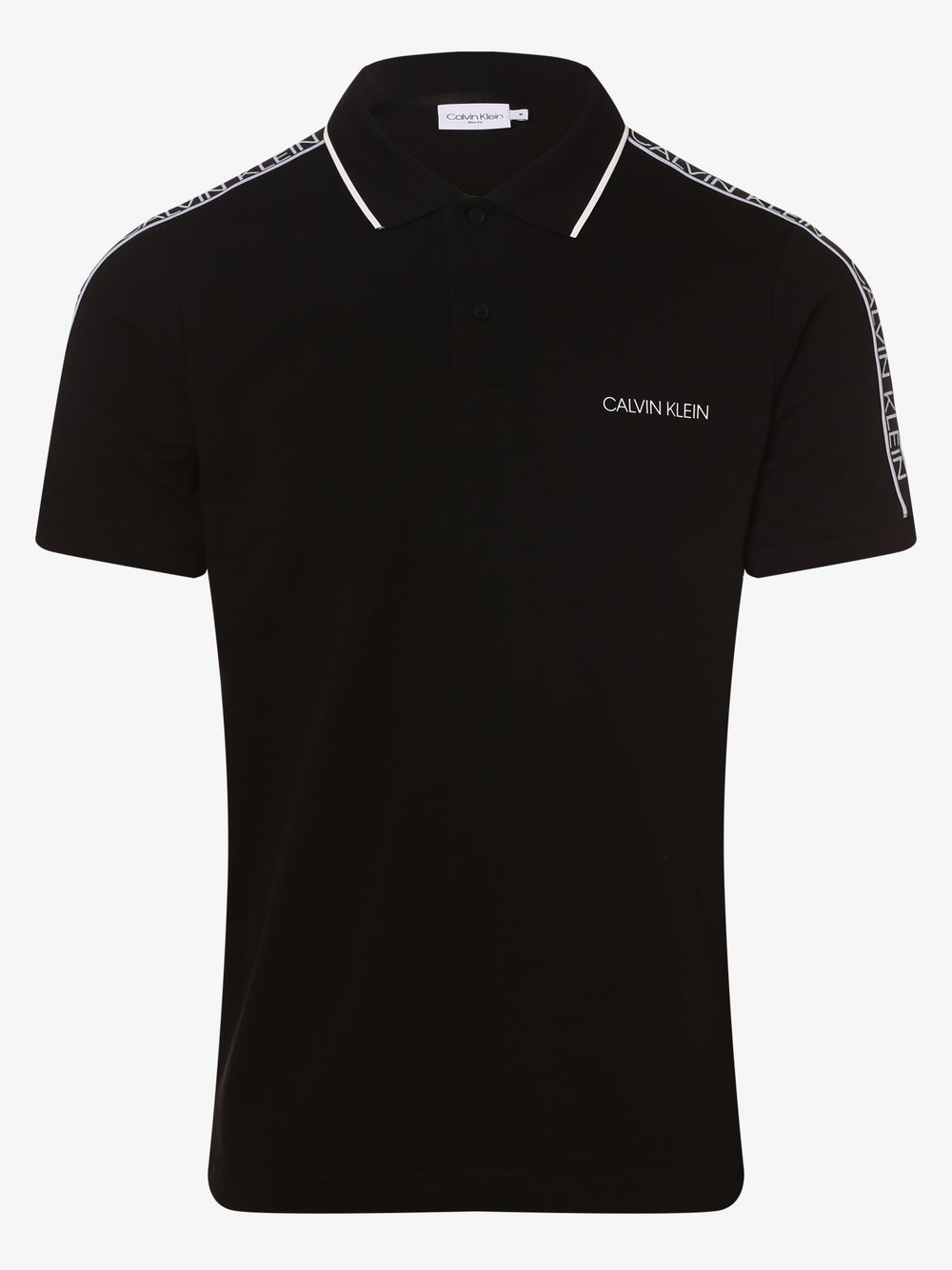Calvin Klein - Męska koszulka polo, czarny