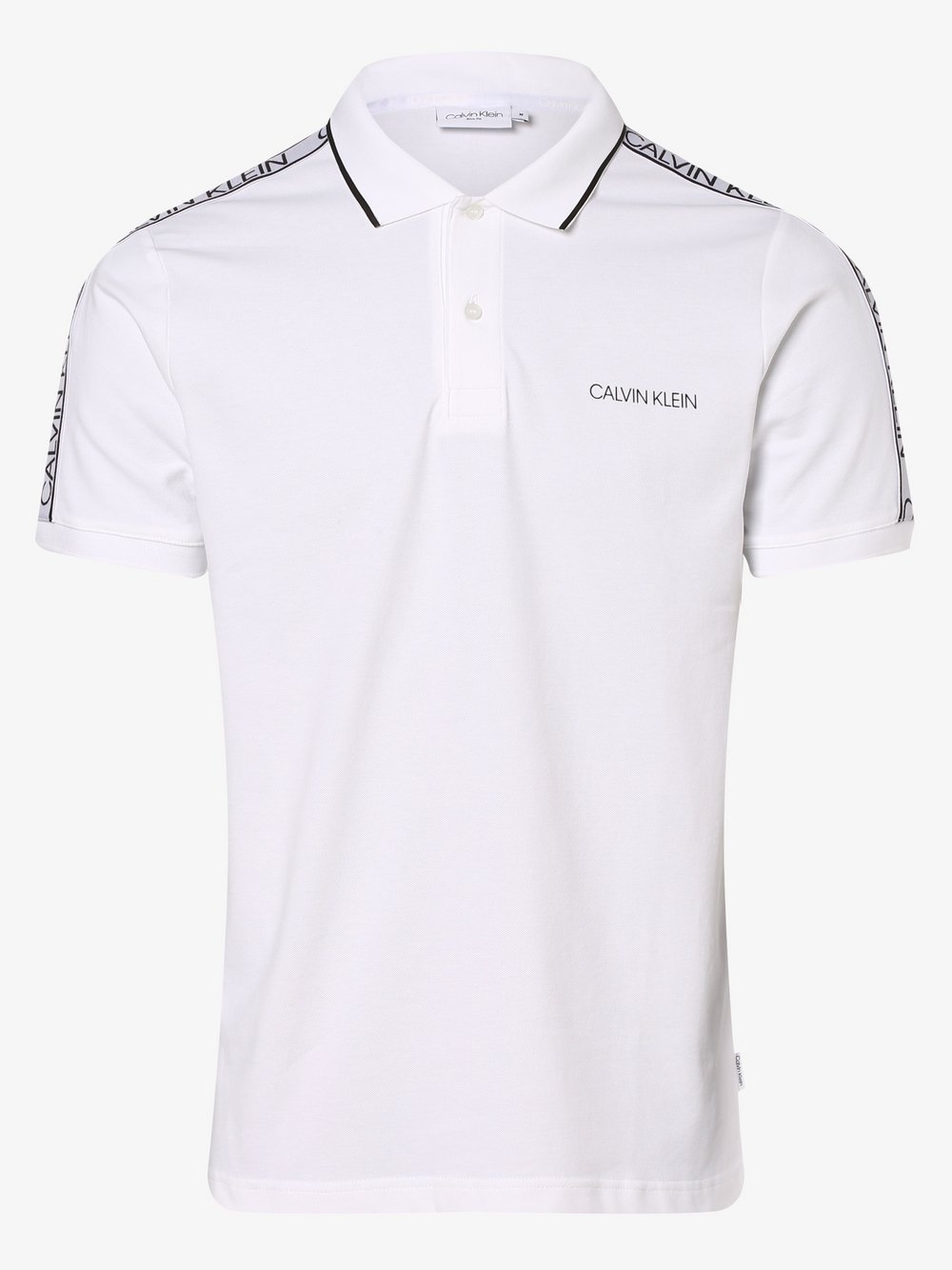Calvin Klein - Męska koszulka polo, biały