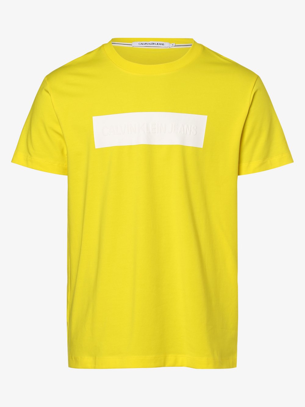 Calvin Klein Jeans - T-shirt męski, żółty