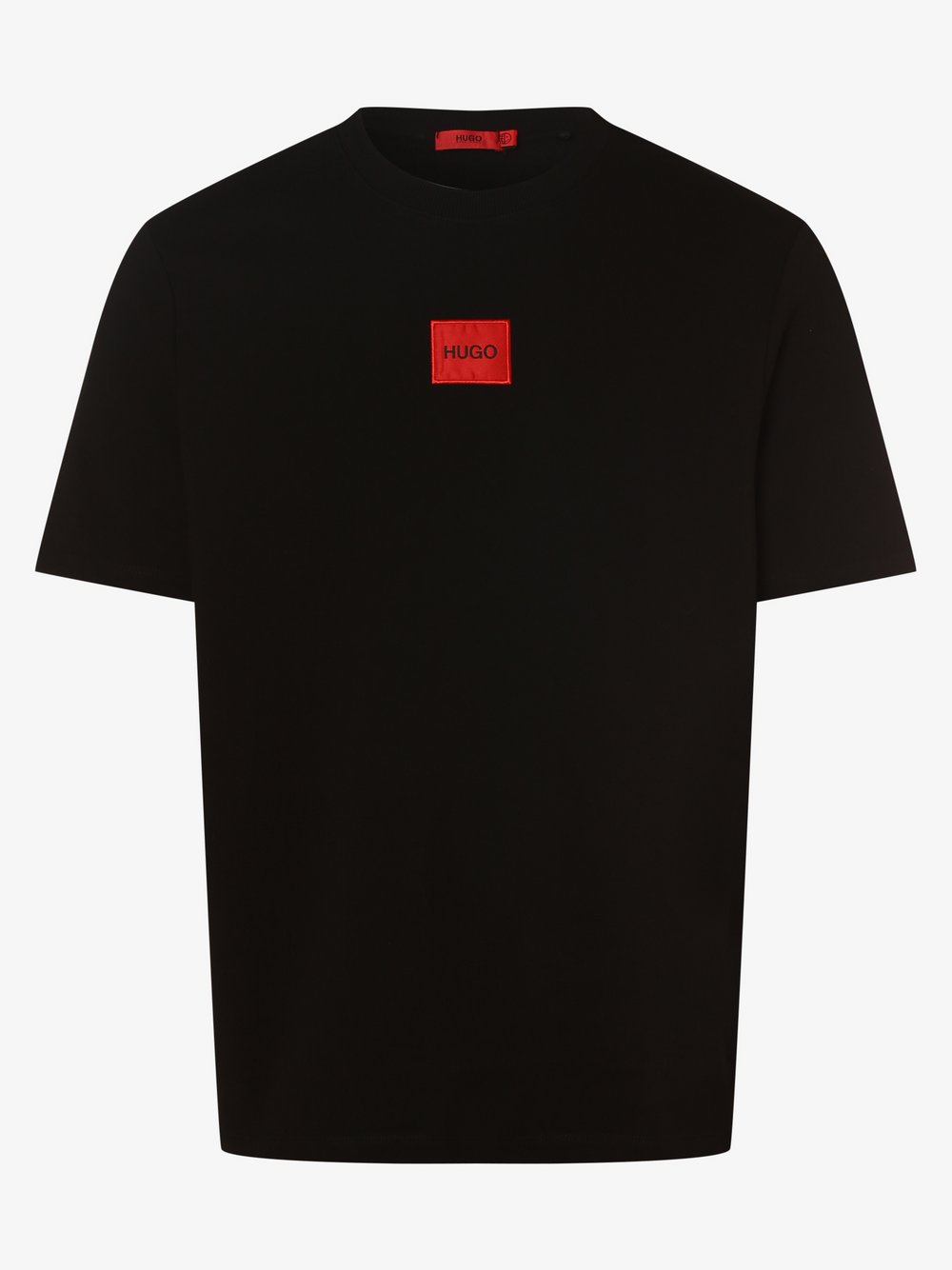 HUGO - T-shirt męski – Dorkshire, czarny