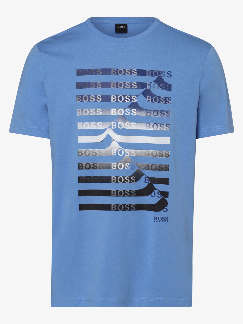 BOSS Athleisure - T-shirt męski – Teeonic, niebieski