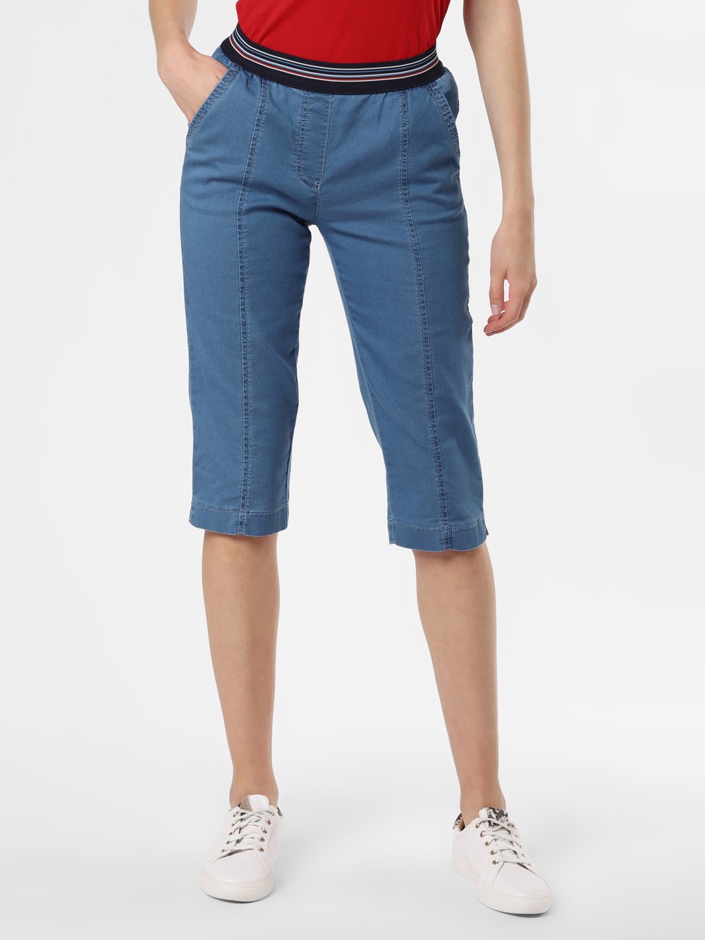 TONI - Spodnie damskie – Sue Joggpants Capri, niebieski