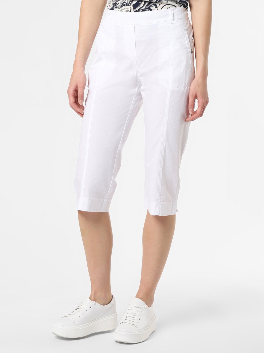 TONI - Spodnie damskie – Mia Capri, biały